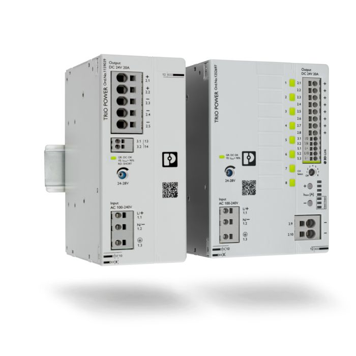 The TRIO Power 24 V power supply from Phoenix Contact 